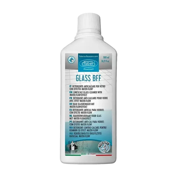 GLASS BFF - מסיר אבנית מזכוכית ומגן מפני הצטברות אבנית
