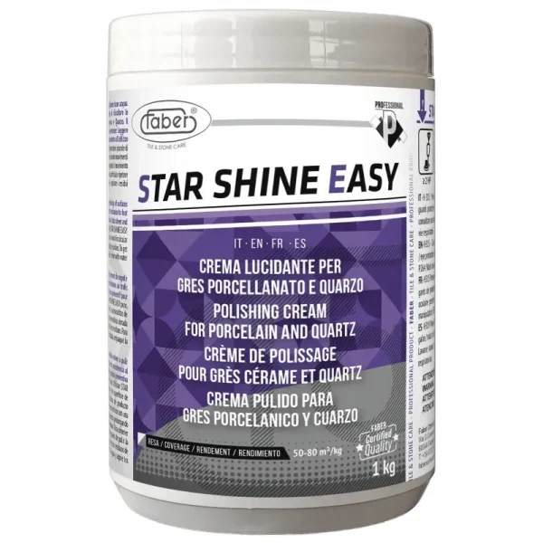 STAR SHINE EASY - משחה להברקת פורצלן קרמיקה וקוורץ
